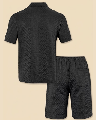 Set Estivo 2 Pezzi Casual Tessuto Jacquard