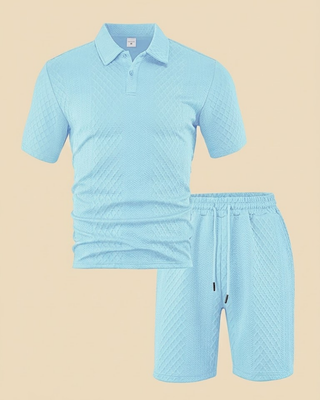 Set Estivo 2 Pezzi Casual Tessuto Jacquard