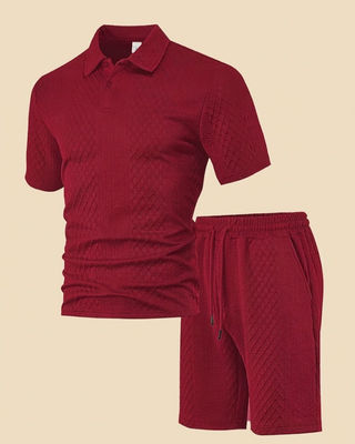Set Estivo 2 Pezzi Casual Tessuto Jacquard