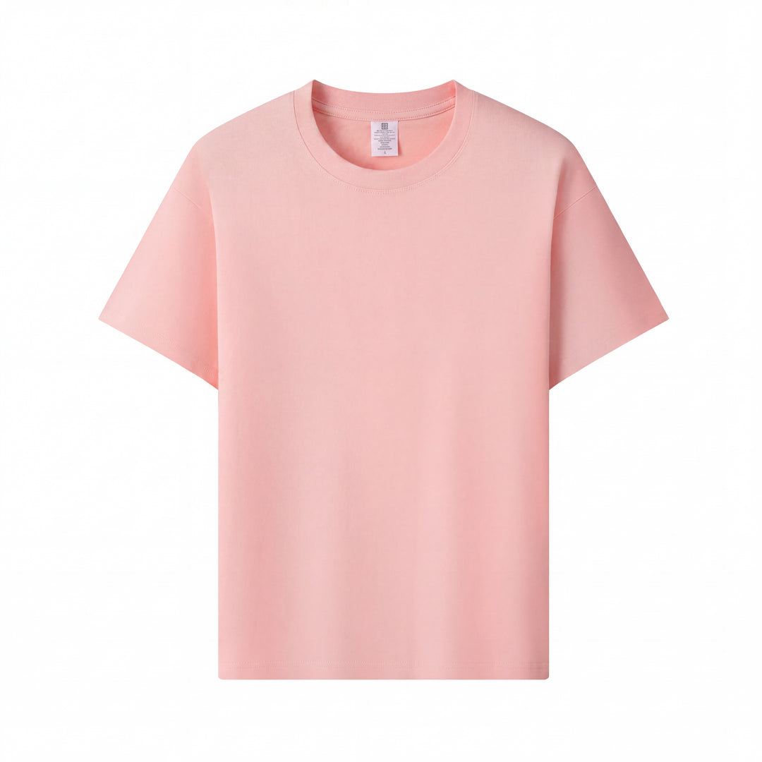 T-shirt Girocollo Oversize in Cotone