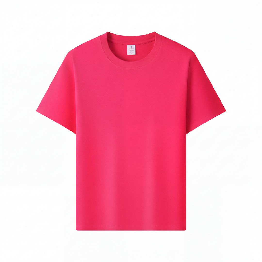 T-shirt Girocollo Oversize in Cotone