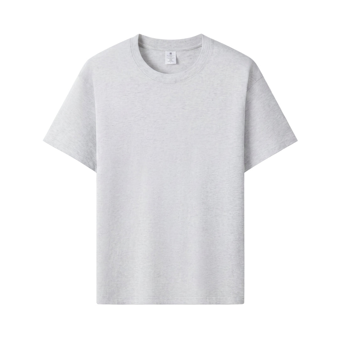 T-shirt Girocollo Oversize in Cotone
