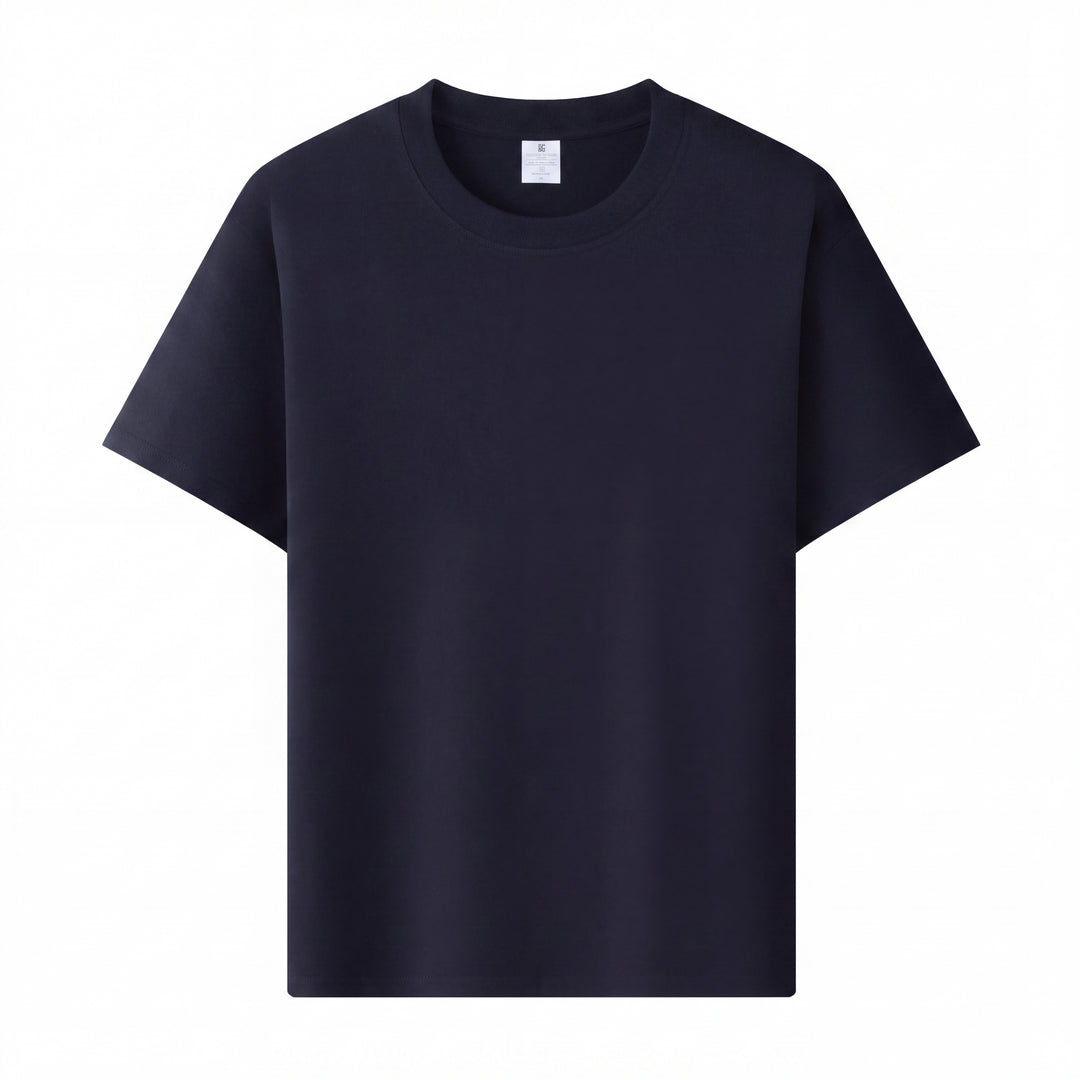 T-shirt Girocollo Oversize in Cotone