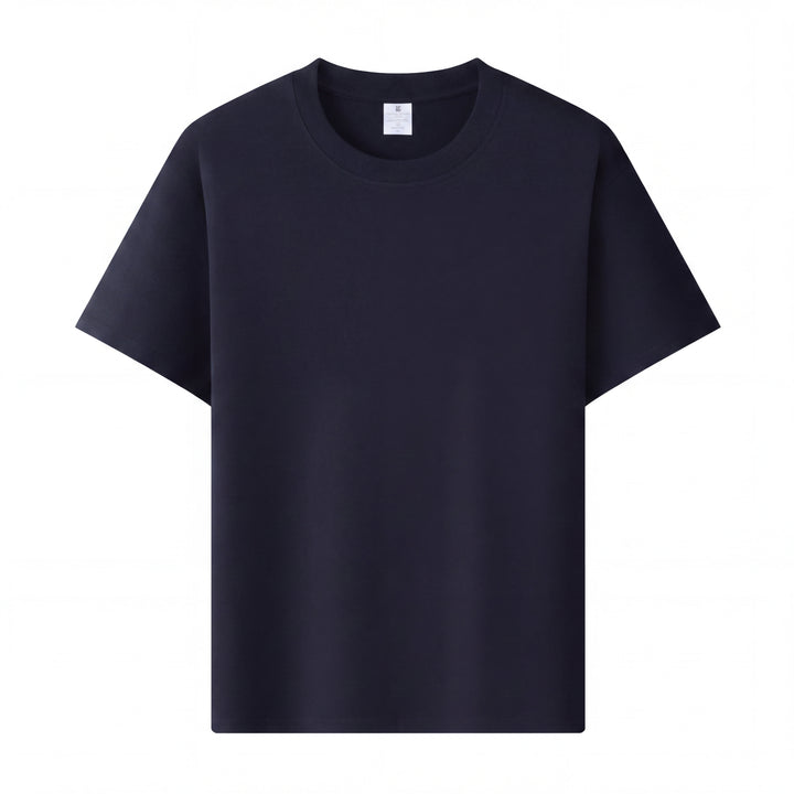 T-shirt Girocollo Oversize in Cotone