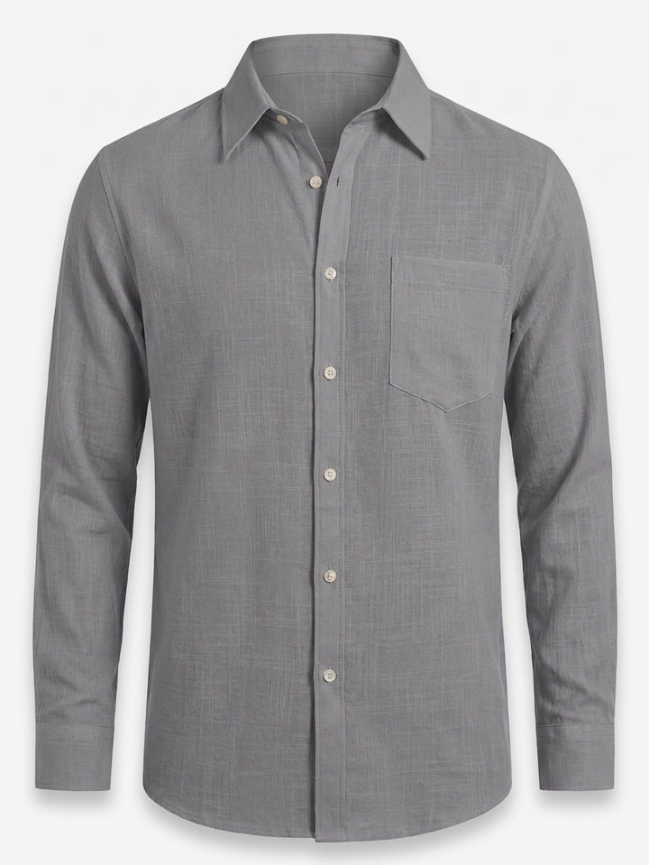 Camicia in Cotone Effetto Lino | Amalfi