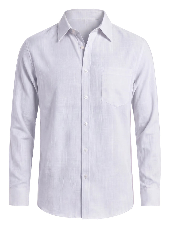 Camicia in Cotone Effetto Lino | Amalfi