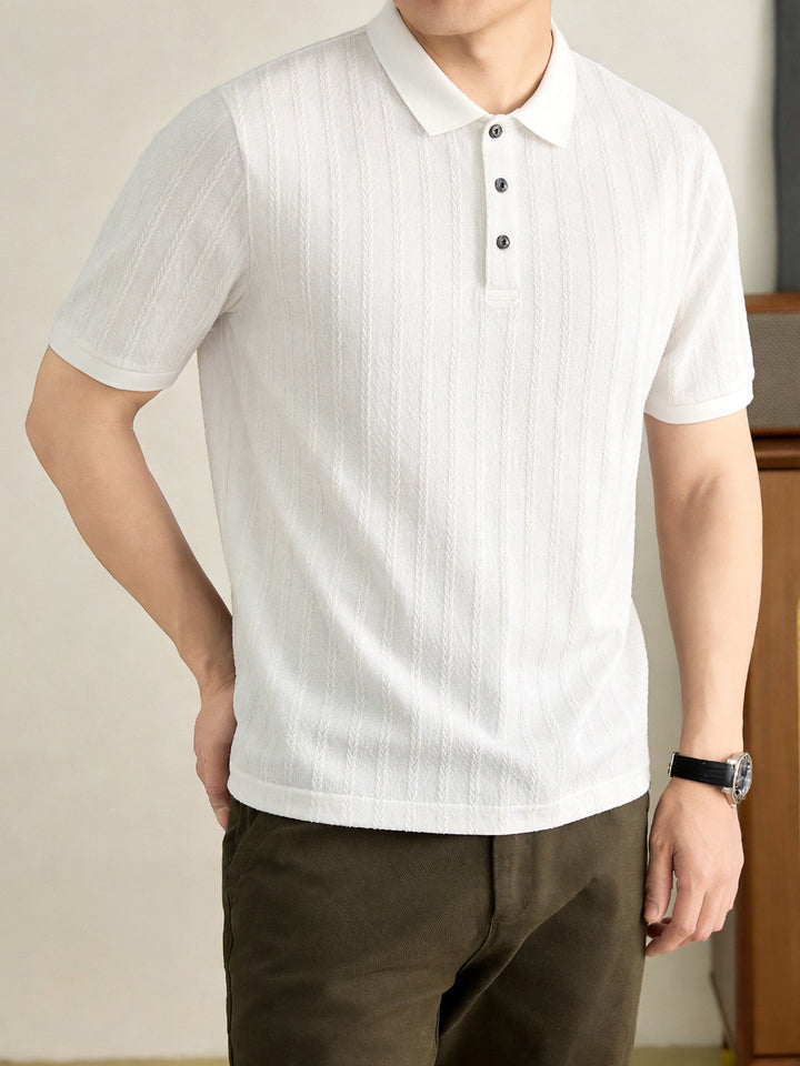 Lorenzo | Polo in Maglia Testurizzata