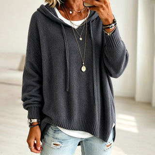 Sera | Maglione lavorato a maglia con cappuccio