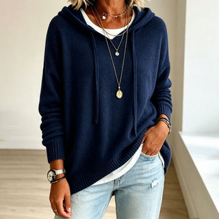 Sera | Maglione lavorato a maglia con cappuccio