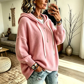 Sera | Maglione lavorato a maglia con cappuccio