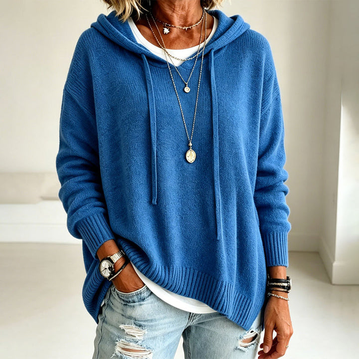 Sera | Maglione lavorato a maglia con cappuccio