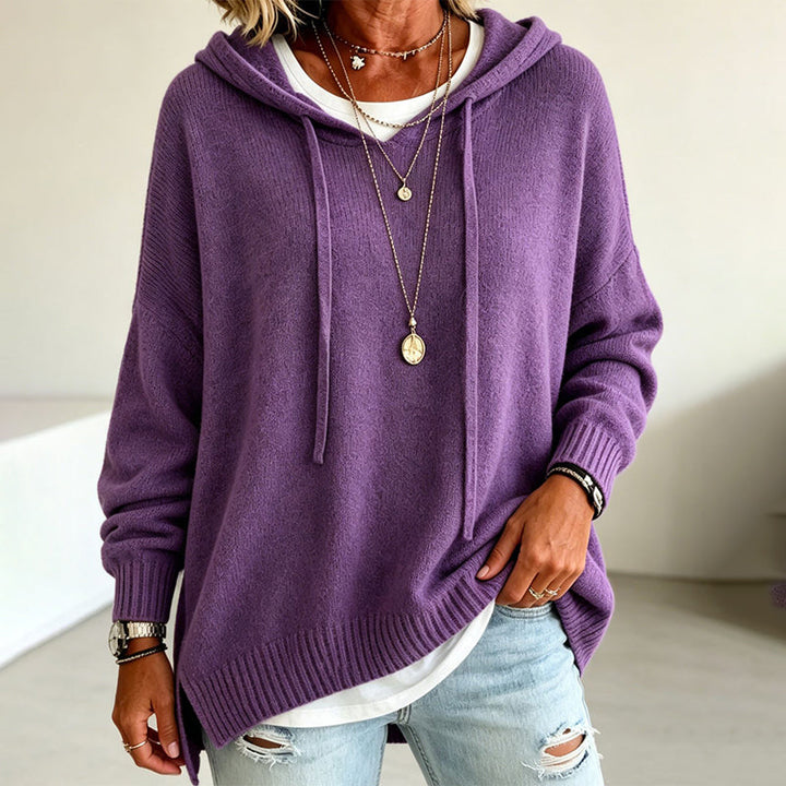 Sera | Maglione lavorato a maglia con cappuccio